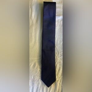 Calvin Klein Midnight Blue Patterned Tie